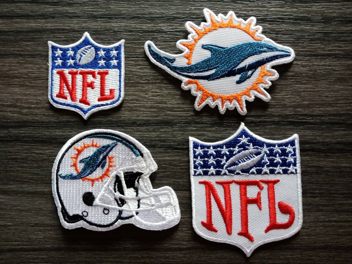 2005 Miami Dolphins 40th Anniversary Willabee & Ward Patch With Stat C – Patch Collection