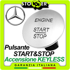Pulsante Tasto Interruttore START&STOP ENGINE Accensione KEYLESS Motore MERCEDES