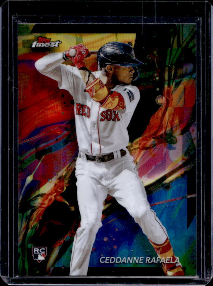 2024 Topps Finest Ceddanne Rafaela Oil Spill Refractor RC #18 Red Sox