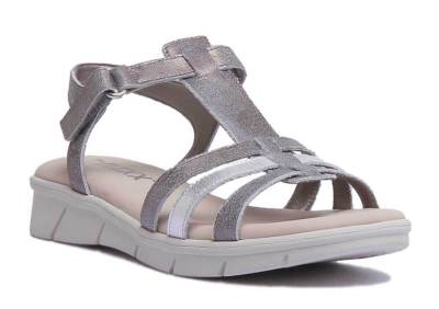 The Flexx Bubu Set Damen Leder matt Riemchen Sandalen in Bronze Größe UK 4   8