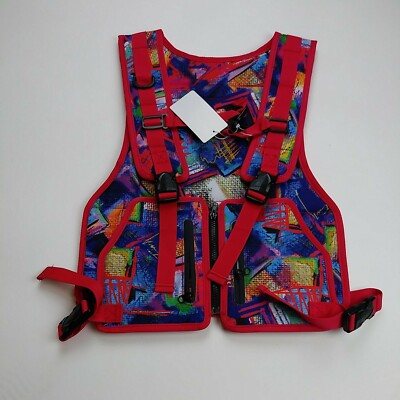 Roku studio mens 100%authentic sleeveless zip up vest one