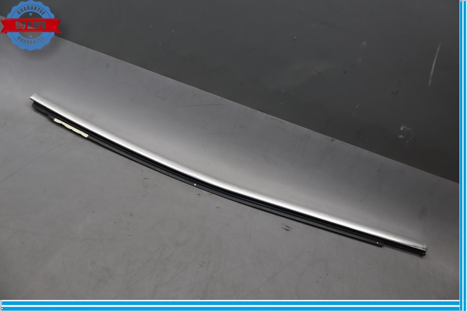 14-20 Maserati Ghibli S Rear Left Driver Side Door Window Belt Molding Oem