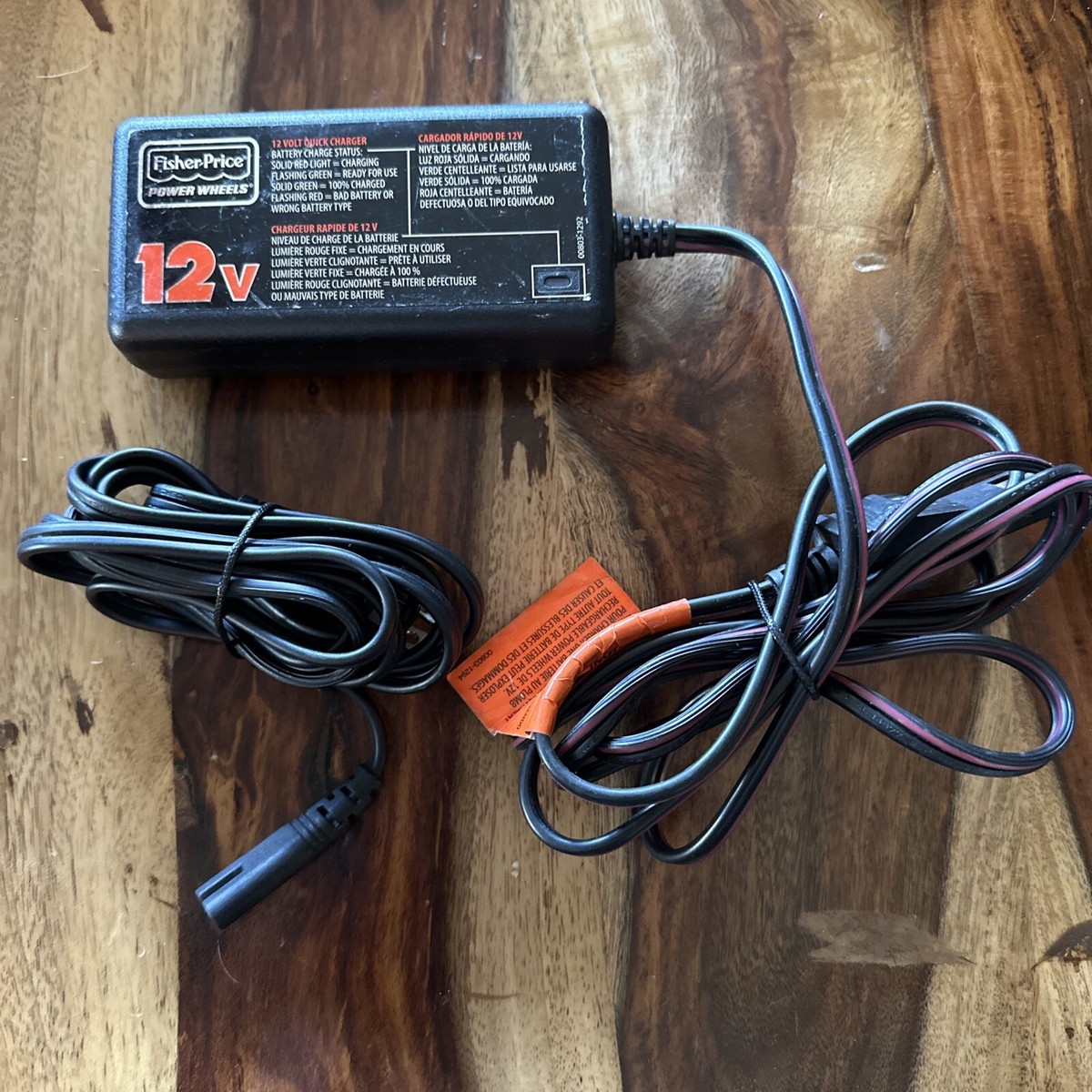 Fisher Price Power Wheels Battery Charger 12V 00801-1782 OEM