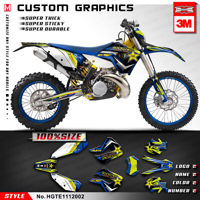 Vinyl Graphics MX Custom Sticker Kit for Husaberg TE 125 250 300 2011 2012 Blue