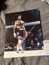 Art Jimmerson "One Glove" signed 8x10 Photo UFC MMA autograph ACOA CERTIFIED