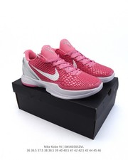 New NK Kobe 6 Protro 429659-601 Pink Think Basketball Shoes Mens Womens All Size