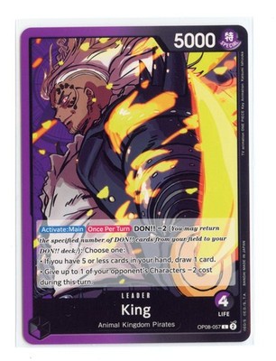 King (057) OP08-057 L One Piece Two Legends English NM