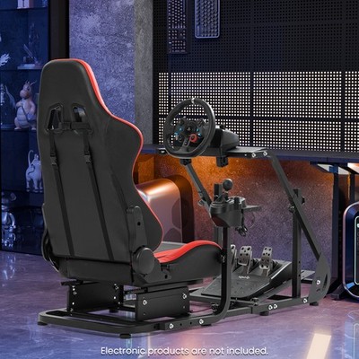 Minneer G29 Racing Simulator Cockpit&Seat Fit Logitech G920 Steering Wheel Stand