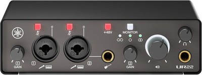 YAMAHA UR22MK3 Compact High-Quality 24-bit/192kHz Audio Interface Black New