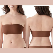 NEW 58 True Co XL True Body Wireless Convertible Bandeau Bra Cocoa T2071