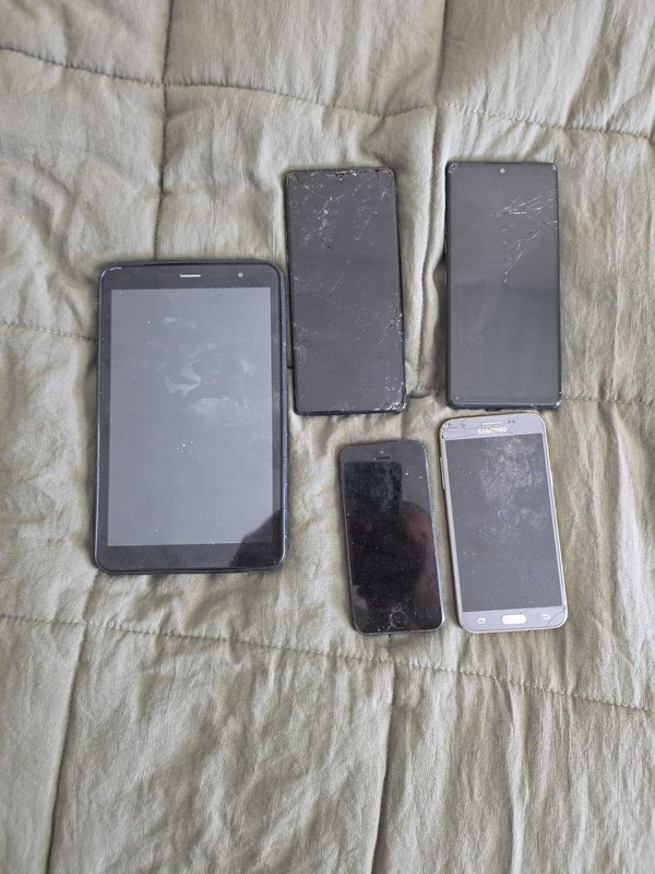 Phone And Tablet Lot For Parts