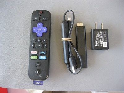 Roku Streaming Stick 4K (Model 3811X) with Voice Remote - Tested - FREE SHIPPING