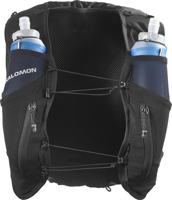 Salomon ADV Skin 12 Damen MED Trinkweste Trailrunning schwarz Flaschen neu in Verpackung