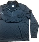 Callaway 1/4 Zip Pullover Mens Medium Golf Weather Series Waffle Knit Base Layer