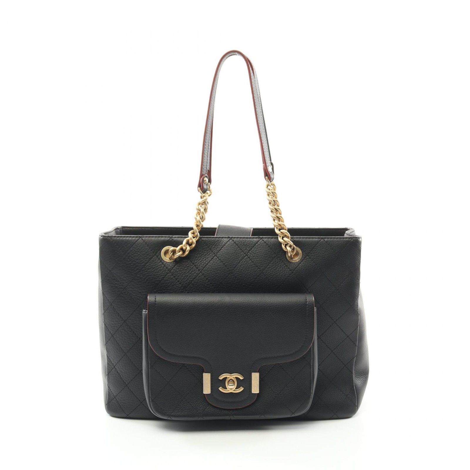 Chanel Matelasse Leather Tote Bag in Classic Quilted Design