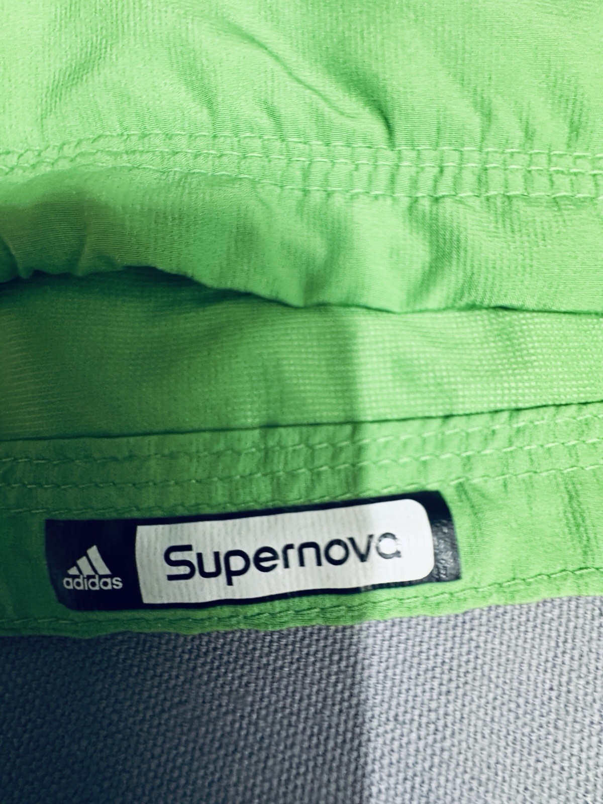 ADIDAS CLIMAPROOF 115TH BOSTON MARATHON 2011 GREEN FULL  LG RUNNING JACKET P-31 thumbnail 3