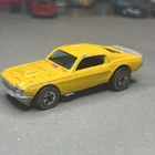 Hot Wheels Redline, Mustang Stocker, Yellow,1975,  450 hp, original