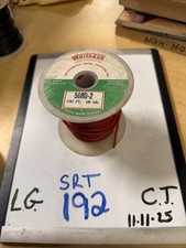 Whitaker 568D-2 Automotive, Industrial 100 Feet 18 gauge Red Spool Wire