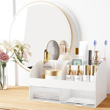 Makeup Organizer with Drawers, Cosmetic Storage for Dresser Vanity and Bathro...
