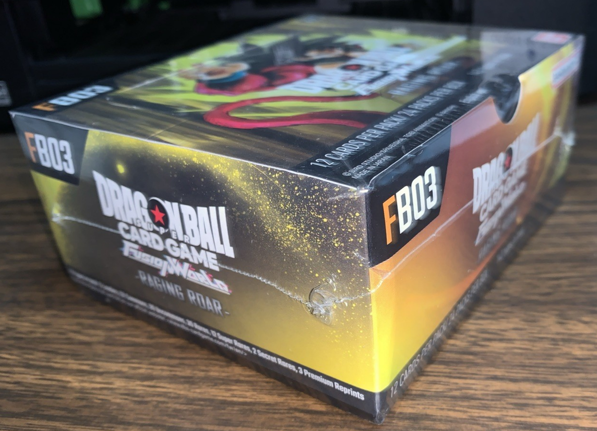 Dragonball Super Card Game Fusion World Raging Roar Sealed Booster Box FB03 