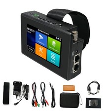 IP Camera Tester, 4K IP CVBS CVI TVI AHD 4 inch Touchscreen CCTV Test Monitor