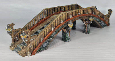 Tabletop Terrain: Bridge, mittelalterliche Brücke - DnD PnP Gelände Modellbau