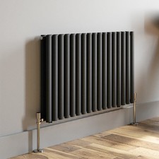 Anthracite Designer Radiator Vertical Horizontal Flat Panel Oval Column Rads