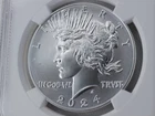 NobleSpirit 2024 Silver Peace Dollar Advanced Release NGC MS70 Uram Sig