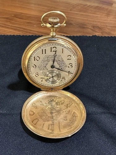 Antique 1926 Waltham 14k Gold Full Hunter Pocket Watch Runs “ Minty” 15J Ornate