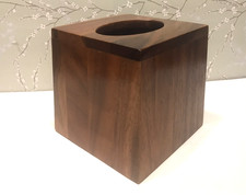 Vintage Wooden Square Box Tissue Holder