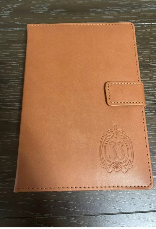 Disney Club 33 Emerald Anniversary Leather Journal