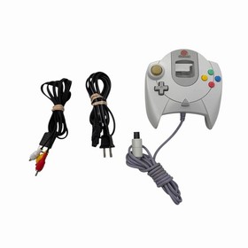 Sega Dreamcast HKT-3020 Console with Controller And Cords Tested Working