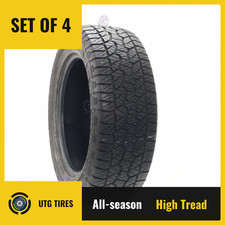 Set Of 4 Used 27555r20 Hankook Dynapro Atm 113t - 9-10.532 Set Of 4 Used 27555r20 Hankook Dynapro Atm 113t - 9-10.532
