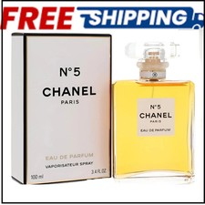 Chanel N 5 Paris Eau De Parfum 3.4 oz 100 ml Women's Spray