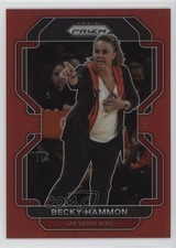 2022 Panini Prizm WNBA Red Prizm 159/199 Becky Hammon #179 HOF 0q77