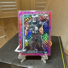 2025 Topps Chrome Pink X-Fractor Jaelan Phillips