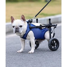 Small Dog Wheelchair for Back Legs, Upgraded 5.5in Textured Wheel