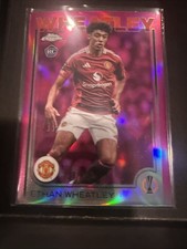 2024-25 Topps Chrome Uefa Club Competitions - Ethan Wheatley #180 Pink Lava...