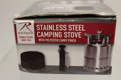 Rothco Stainless Steel Camping Stove - New