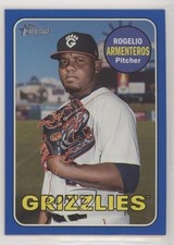 2018 Topps Heritage Minor League Edition Blue 98/99 Rogelio Armenteros #117 4l3