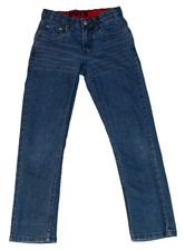 Levi's 511 Slim Denim Blue Jeans Pants Boy's Size 8 Regular Adjustable Waist
