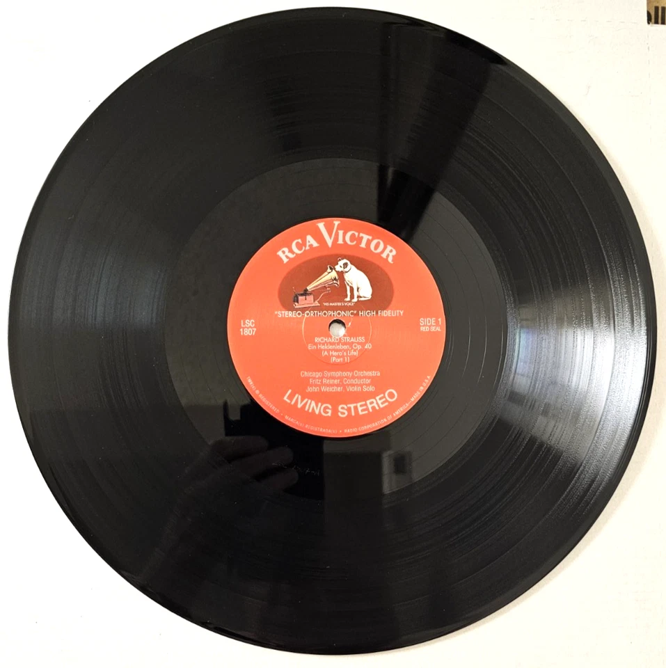 STRAUSS- Ein Heldenleben- REINERr/CHICAGO SYMPHONY- RCA LSC 1807 180 gram - Image 3 of 4