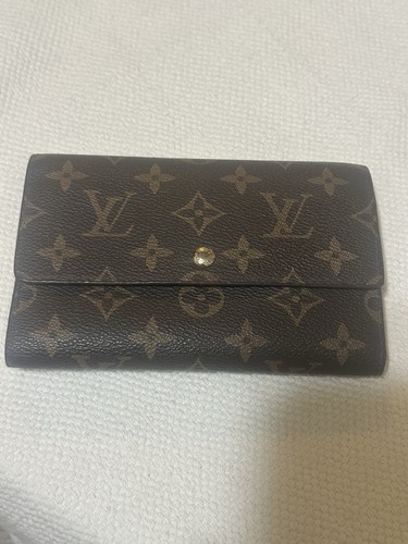 Vintage Womens Trifold LOUIS VUITTON  Monogram Portefeuille Long Wallet