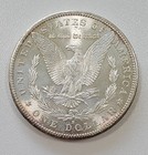 1880 S Morgan Silver Dollar $1, Uncirculated, bright white and reflective — photo 4