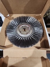 12" OSBORN Knotted  Steel Wire Wheel Brush Bench Grinder 1 1/4" NOS