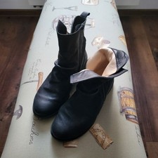 Stiefeletten von Think - Gr. 39 - Leder Schwarz - wie neu