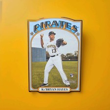 2021 Topps Heritage-1972 Die-Cuts #72DC-25 Ke'Bryan Hayes RC-Mini Black Brdr SSP
