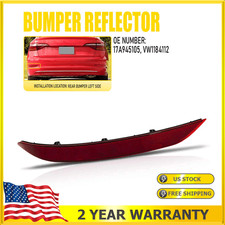 For 2019-2021 Volkswagen Jetta Bumper Rear Reflector Light Case Red Side Driver