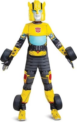 Hasbro Transformers Child Bumblebee Converting Costume for Boy's , Size S (4-6x)
