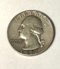 1957-P Washington Quarter, 90% Silver